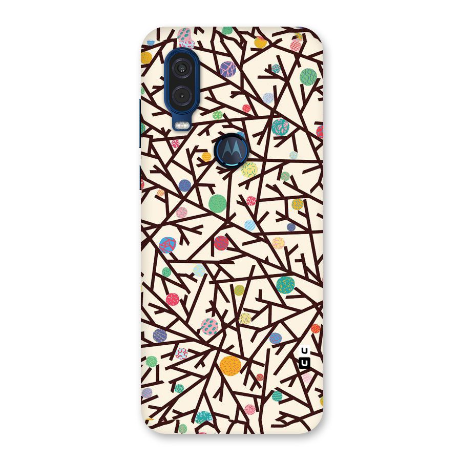 Stem Pattern Back Case for Motorola One Vision
