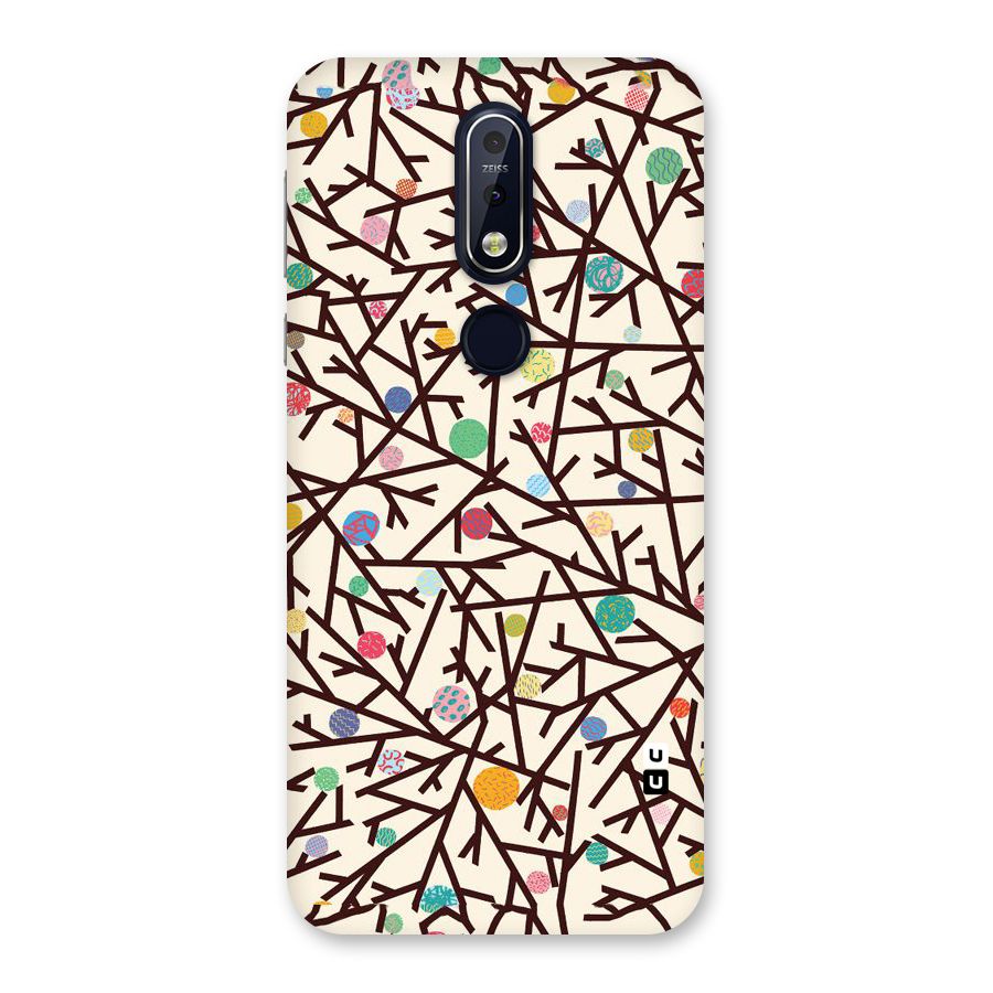 Stem Pattern Back Case for Nokia 7.1
