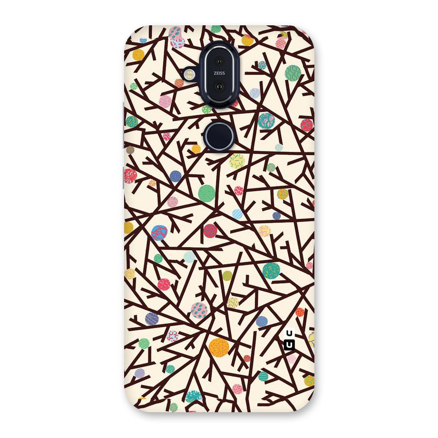 Stem Pattern Back Case for Nokia 8.1