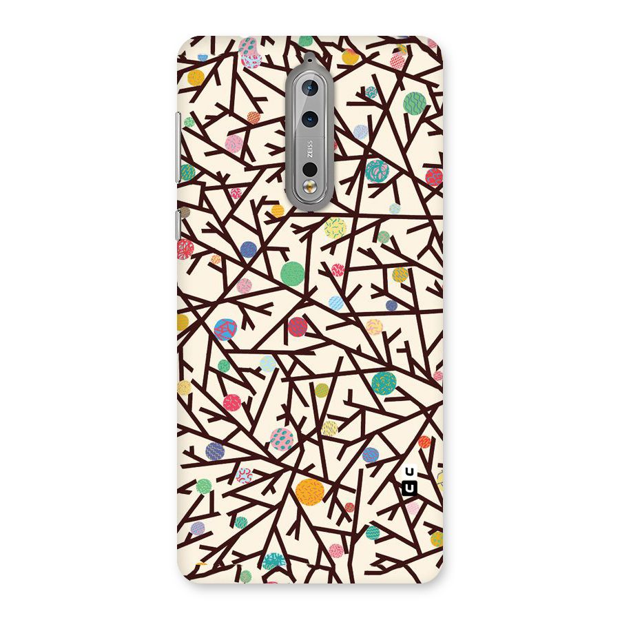Stem Pattern Back Case for Nokia 8