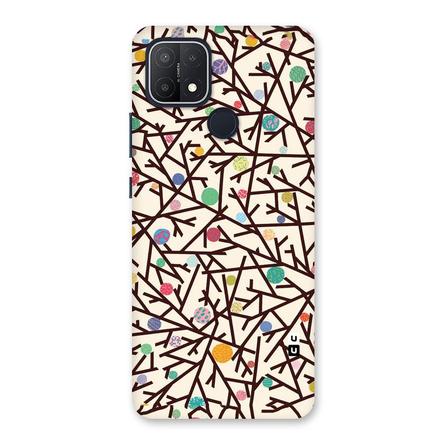 Stem Pattern Back Case for Oppo A15
