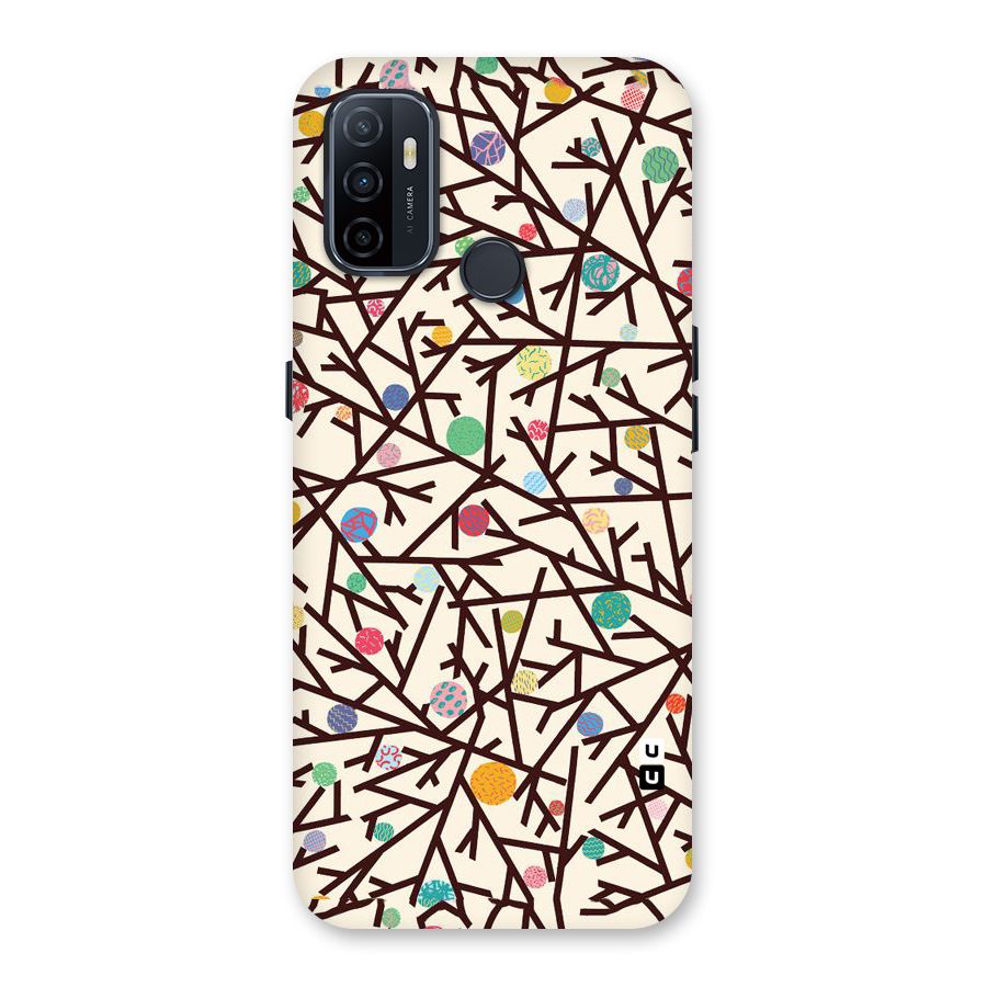 Stem Pattern Back Case for Oppo A32
