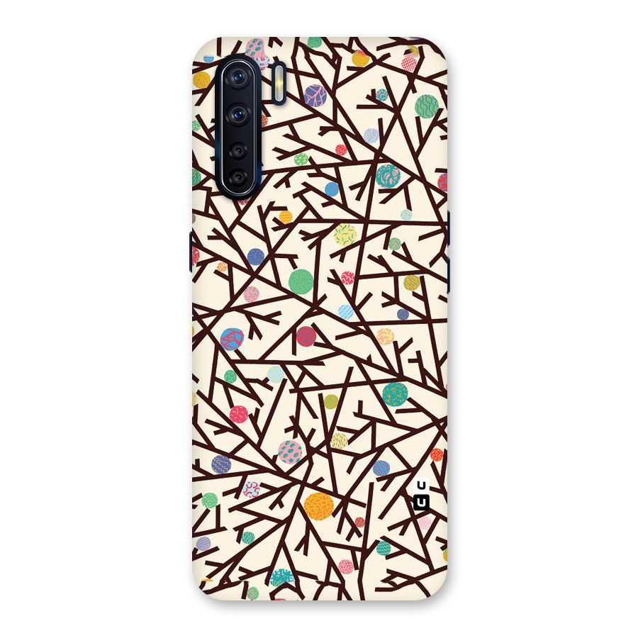 Stem Pattern Back Case for Oppo F15