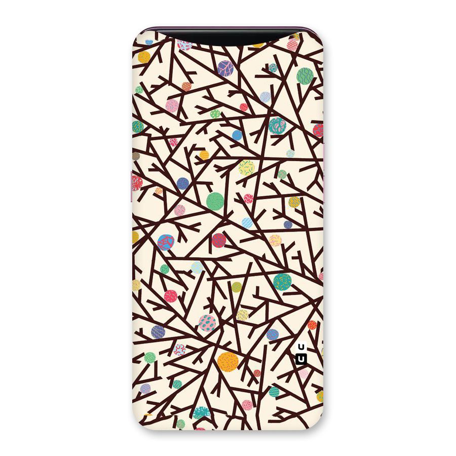 Stem Pattern Back Case for Oppo Find X