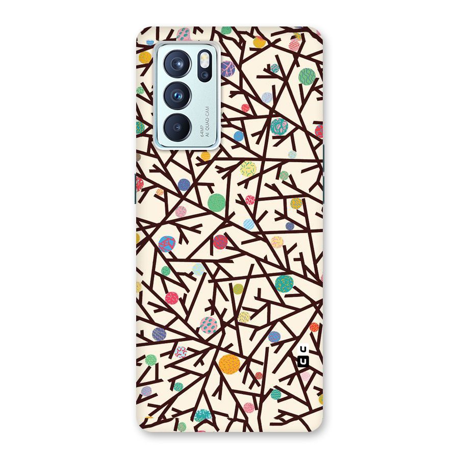 Stem Pattern Back Case for Oppo Reno6 Pro 5G