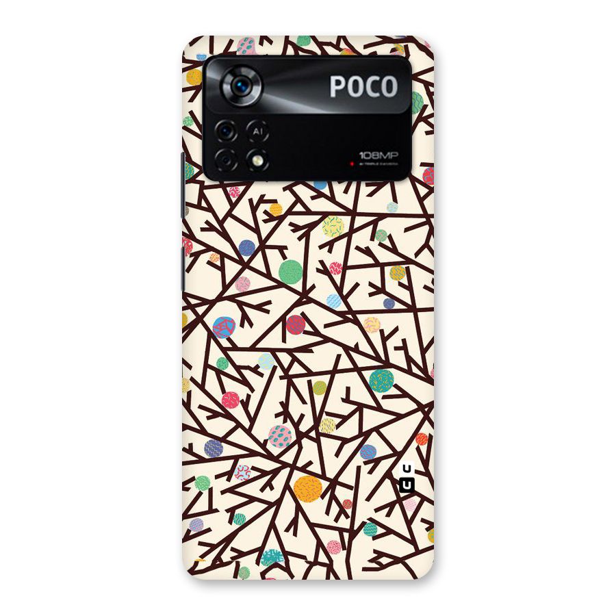 Stem Pattern Back Case for Poco X4 Pro 5G