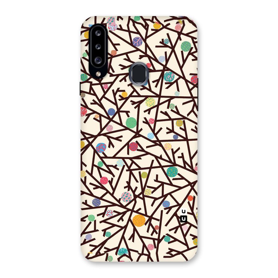 Stem Pattern Back Case for Samsung Galaxy A20s