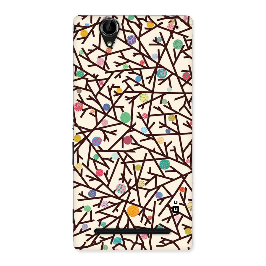 Stem Pattern Back Case for Sony Xperia T2