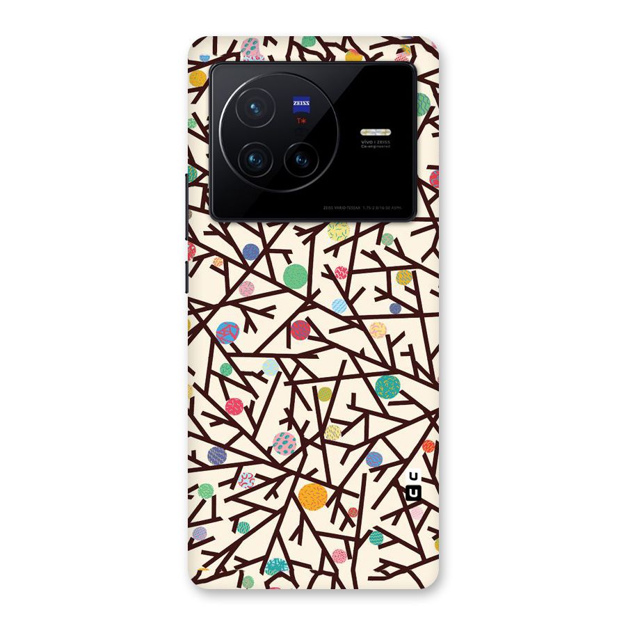 Stem Pattern Back Case for Vivo X80