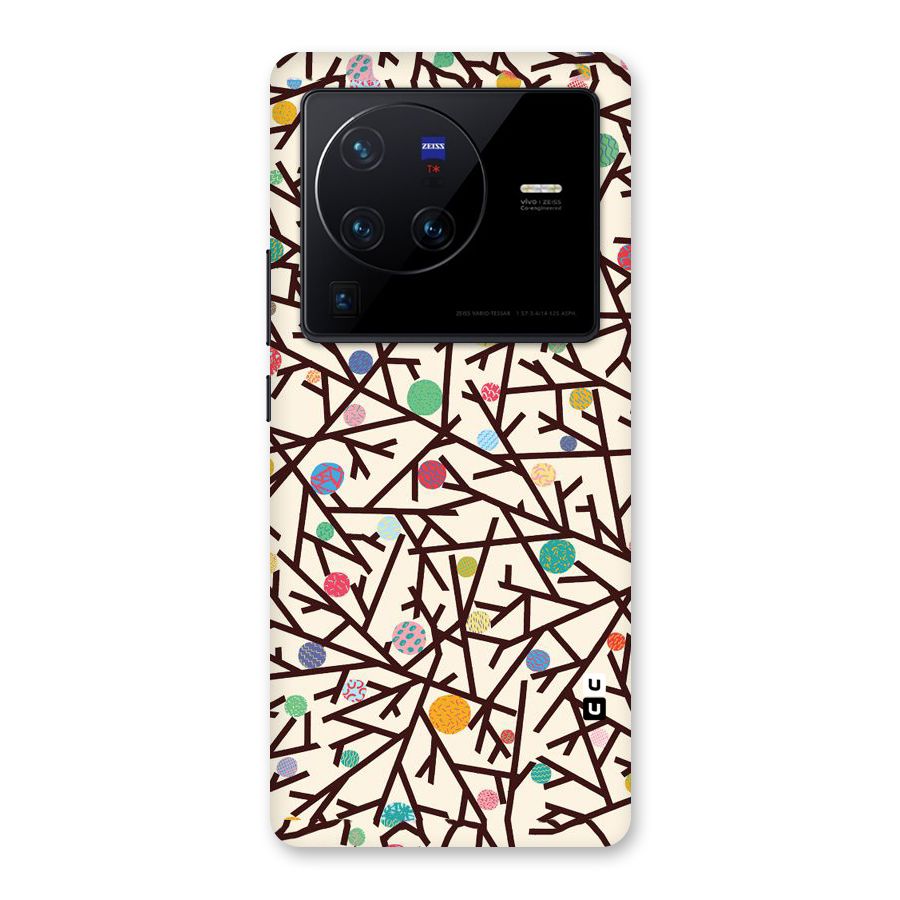 Stem Pattern Back Case for Vivo X80 Pro