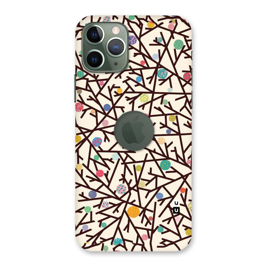 Stem Pattern Back Case for iPhone 11 Pro Logo  Cut
