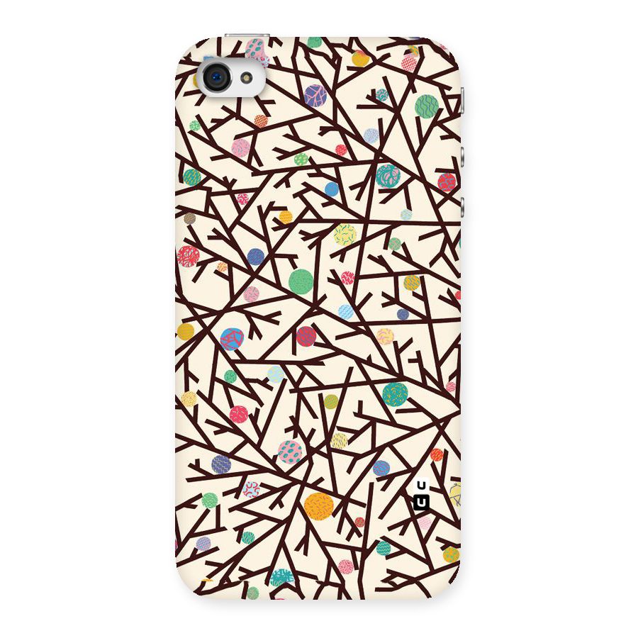 Stem Pattern Back Case for iPhone 4 4s