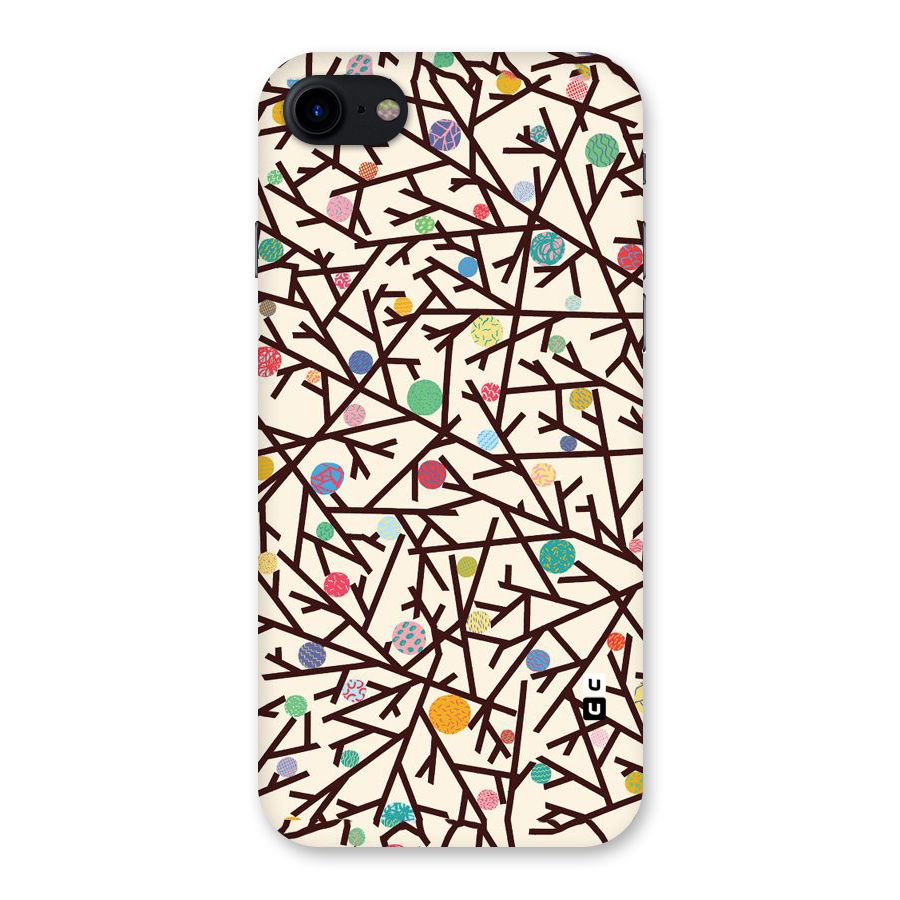 Stem Pattern Back Case for iPhone SE 2020