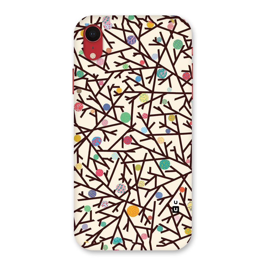 Stem Pattern Back Case for iPhone XR