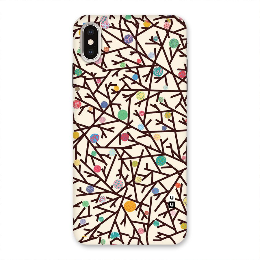 Stem Pattern Back Case for iPhone XS Max