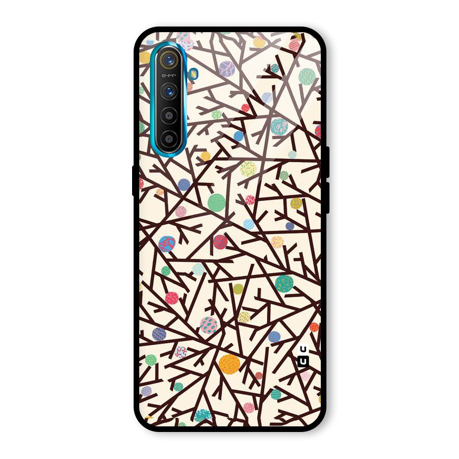 Stem Pattern Glass Back Case for Realme X2