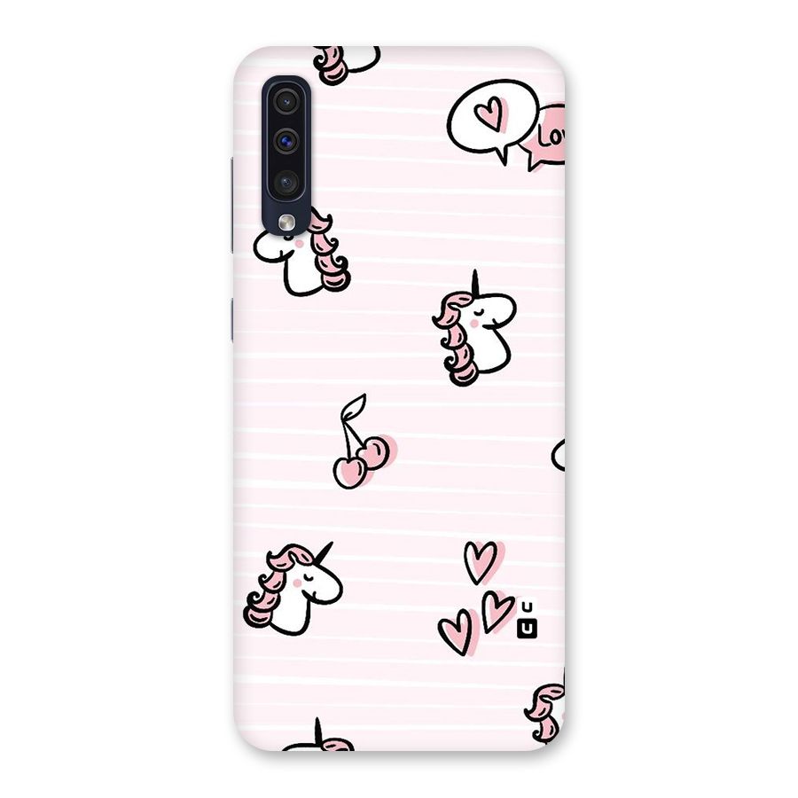 Strawberries And Unicorns Back Case for Galaxy A50s