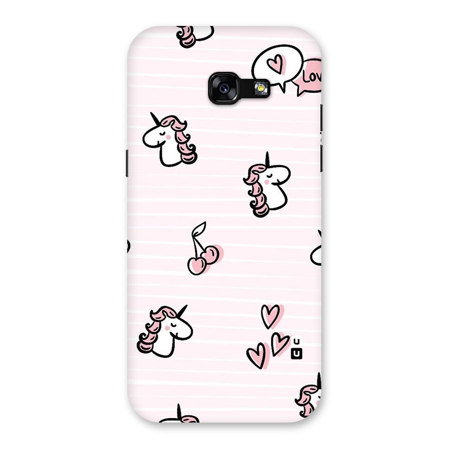 Strawberries And Unicorns Back Case for Galaxy A5 2017