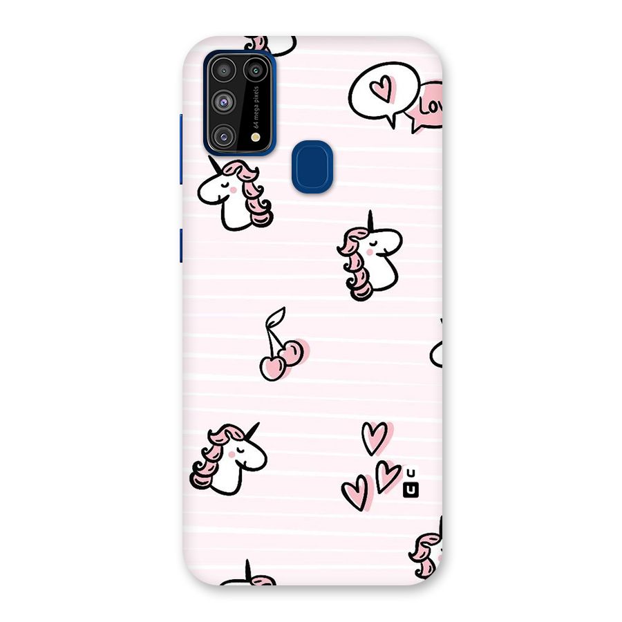 Strawberries And Unicorns Back Case for Galaxy F41