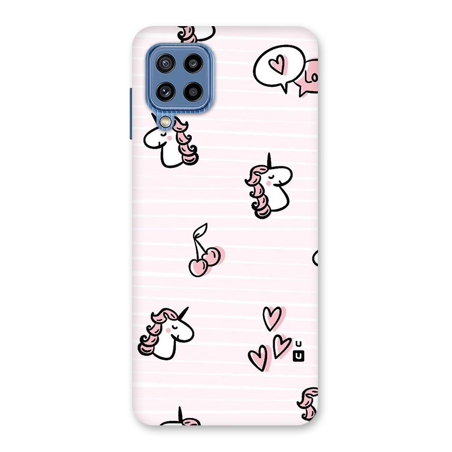 Strawberries And Unicorns Back Case for Galaxy M32