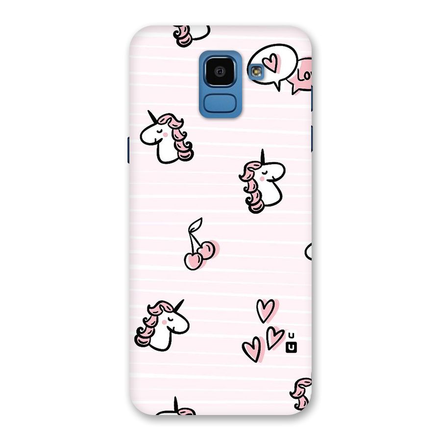Strawberries And Unicorns Back Case for Galaxy On6
