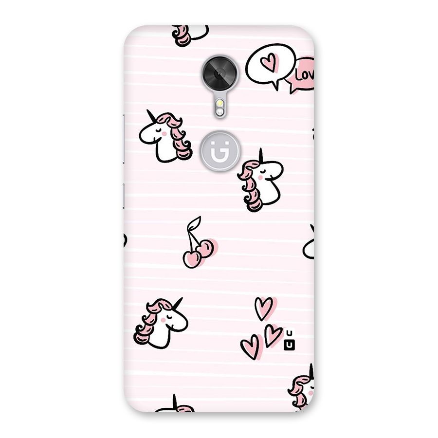 Strawberries And Unicorns Back Case for Gionee A1