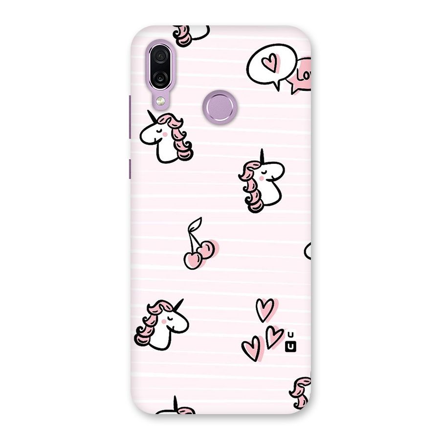 Strawberries And Unicorns Back Case for Honor Play