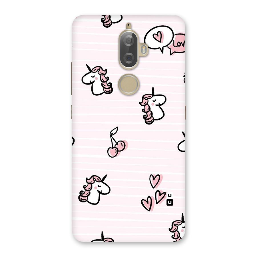 Strawberries And Unicorns Back Case for Lenovo K8 Plus