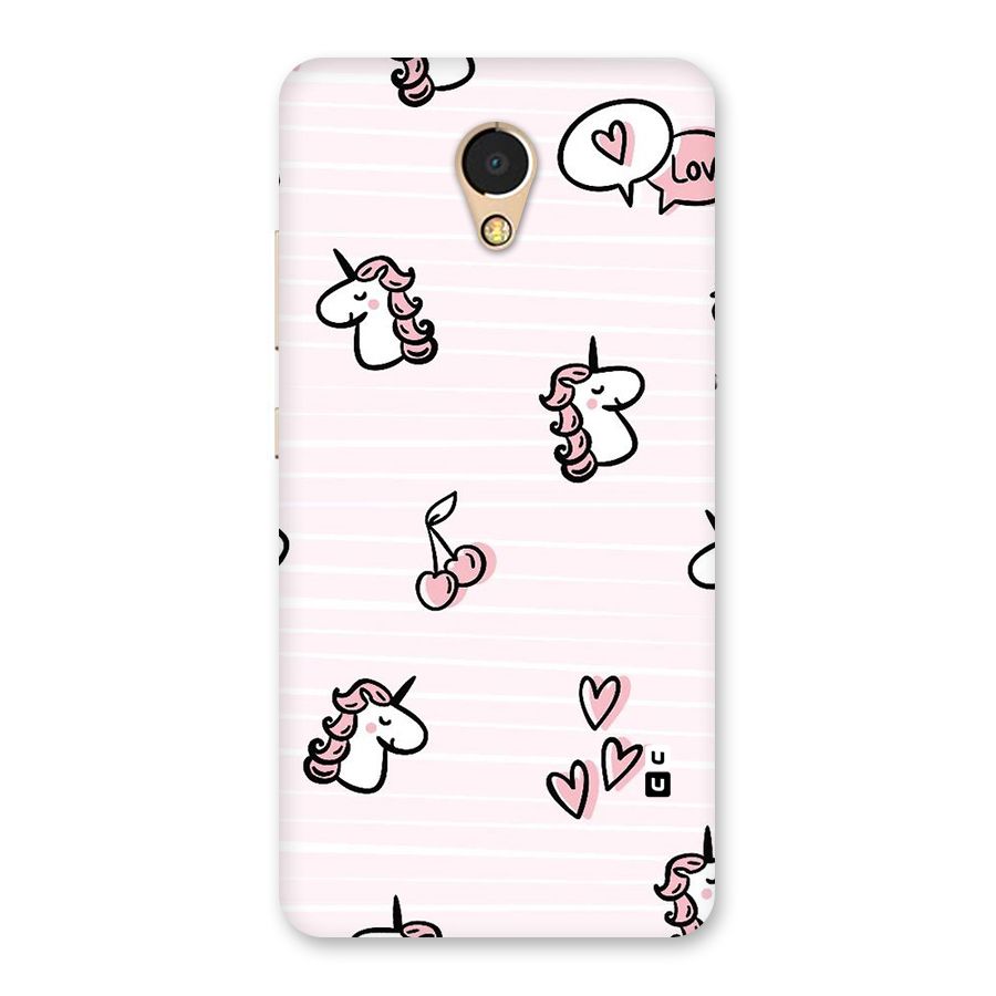 Strawberries And Unicorns Back Case for Lenovo P2