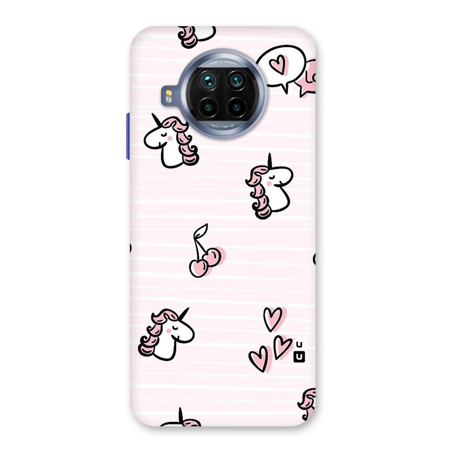 Strawberries And Unicorns Back Case for Mi 10i