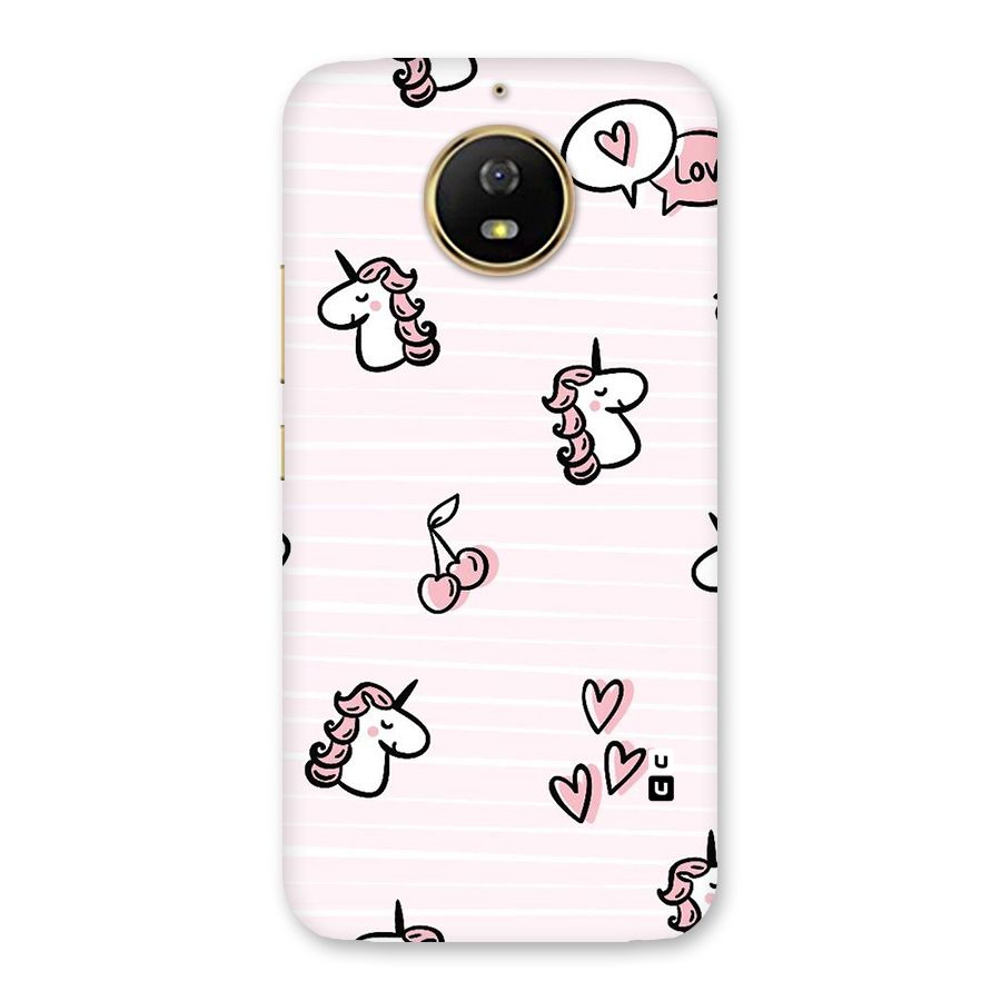 Strawberries And Unicorns Back Case for Moto G5s