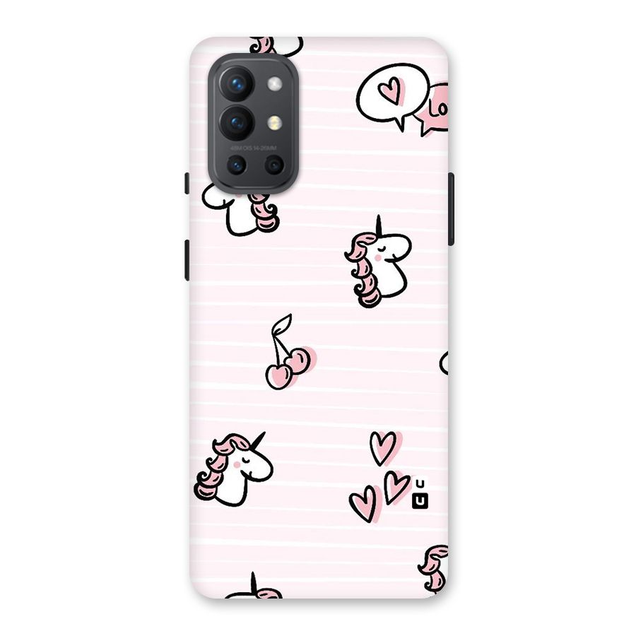 Strawberries And Unicorns Back Case for OnePlus 9R