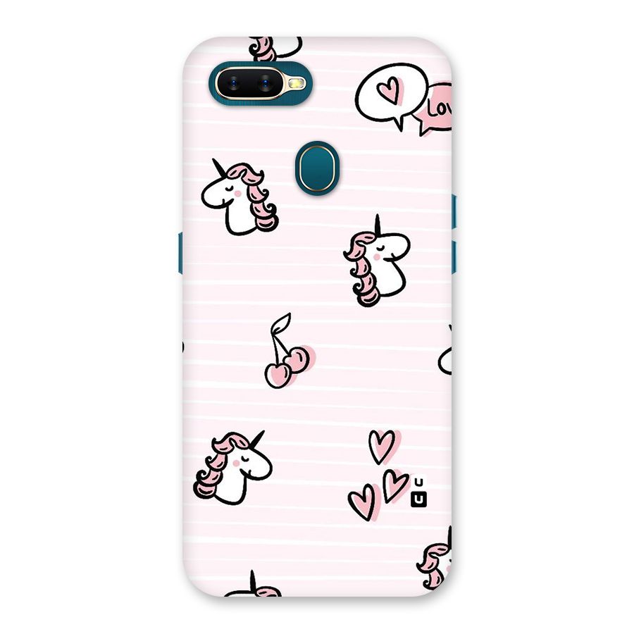 Strawberries And Unicorns Back Case for Oppo A11k