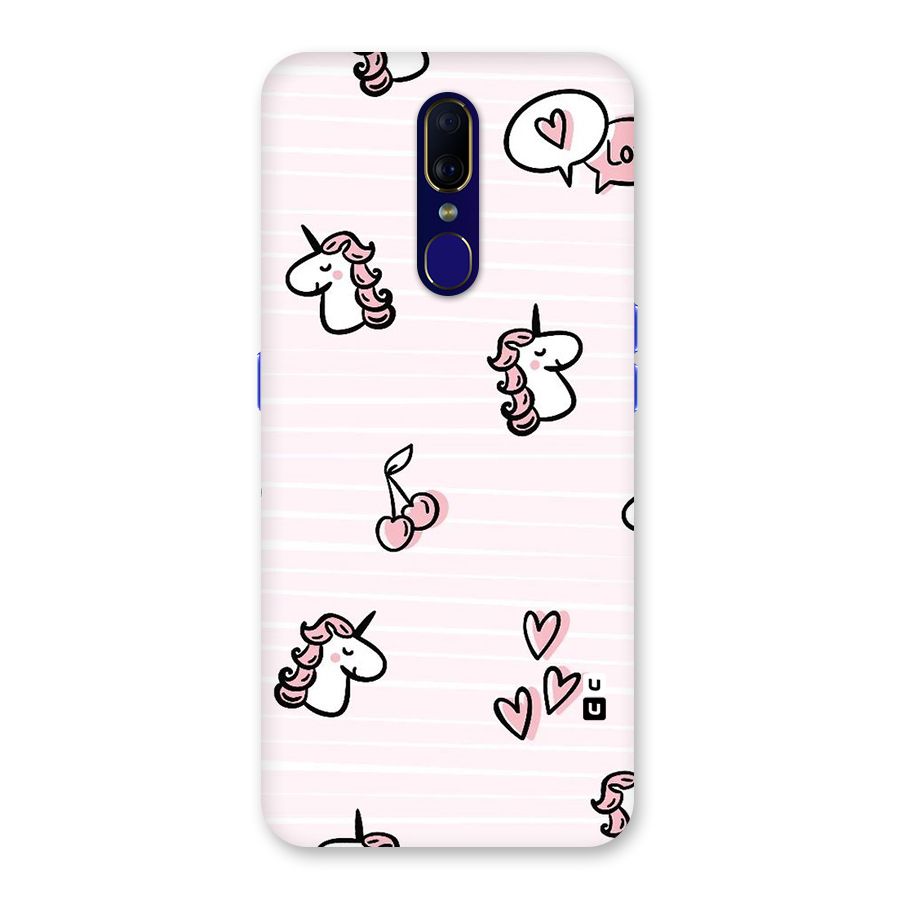Strawberries And Unicorns Back Case for Oppo A9