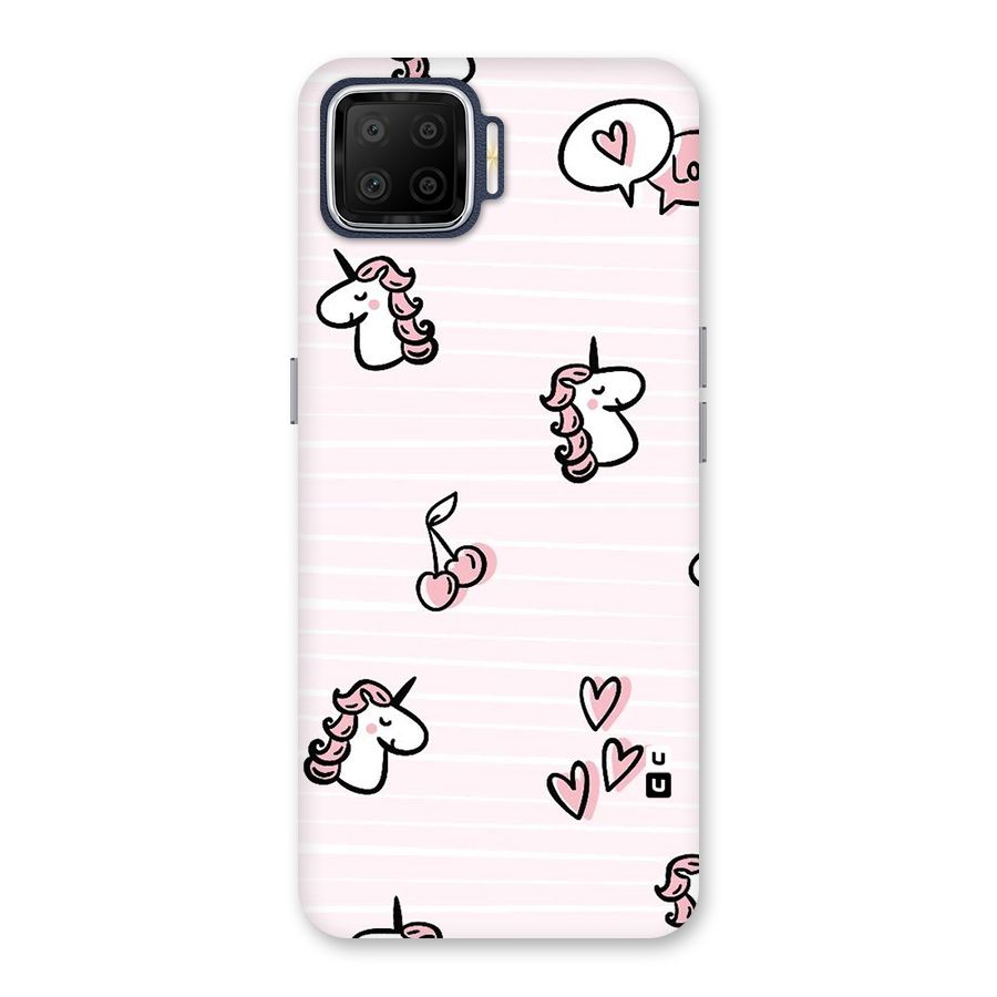 Strawberries And Unicorns Back Case for Oppo F17