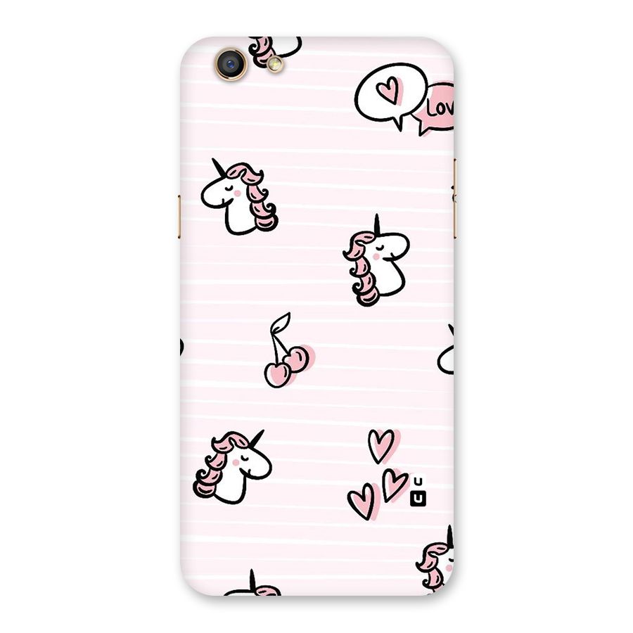 Strawberries And Unicorns Back Case for Oppo F3