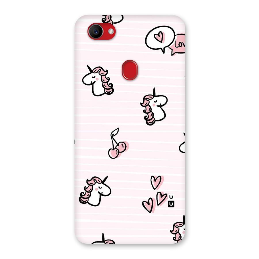 Strawberries And Unicorns Back Case for Oppo F7