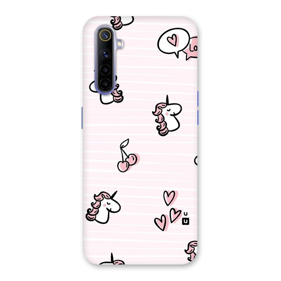 Strawberries And Unicorns Back Case for Realme 6i