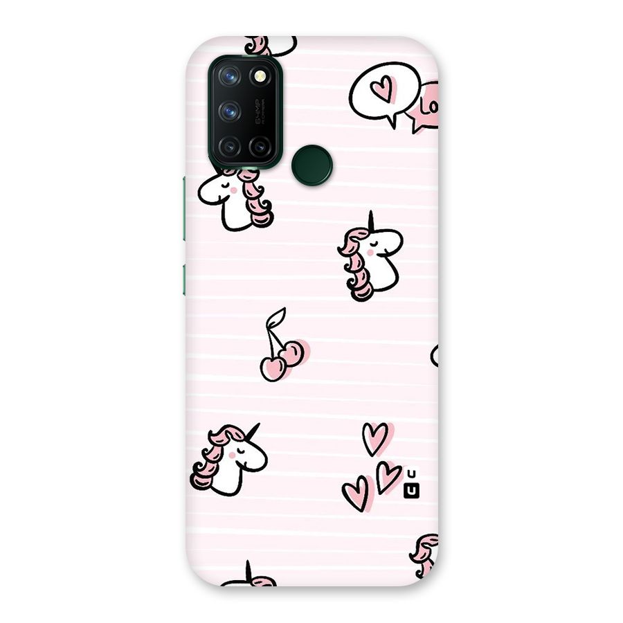 Strawberries And Unicorns Back Case for Realme 7i