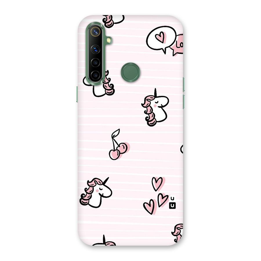 Strawberries And Unicorns Back Case for Realme Narzo 10
