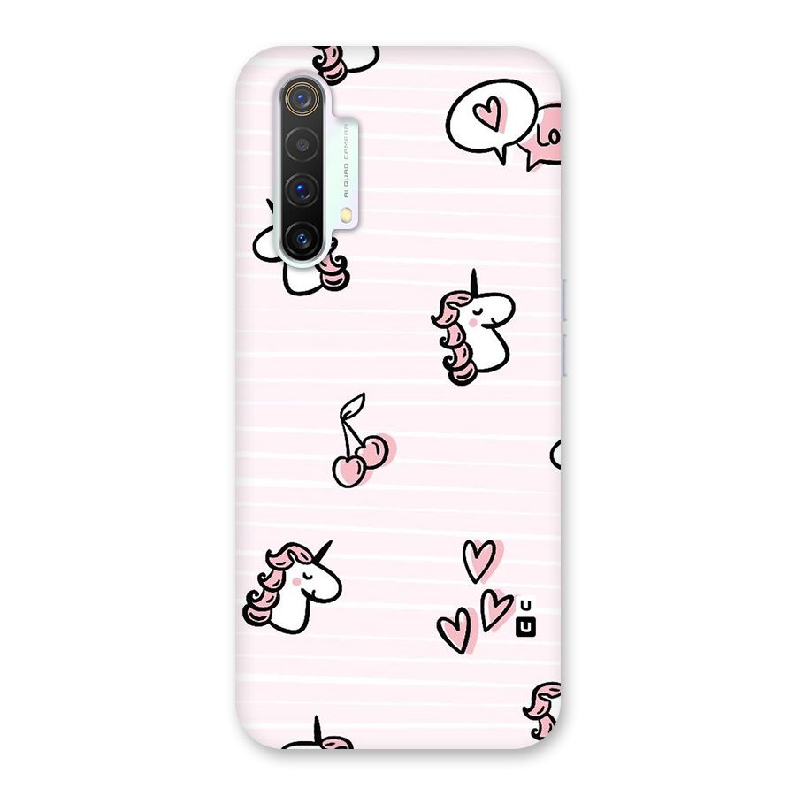 Strawberries And Unicorns Back Case for Realme X3