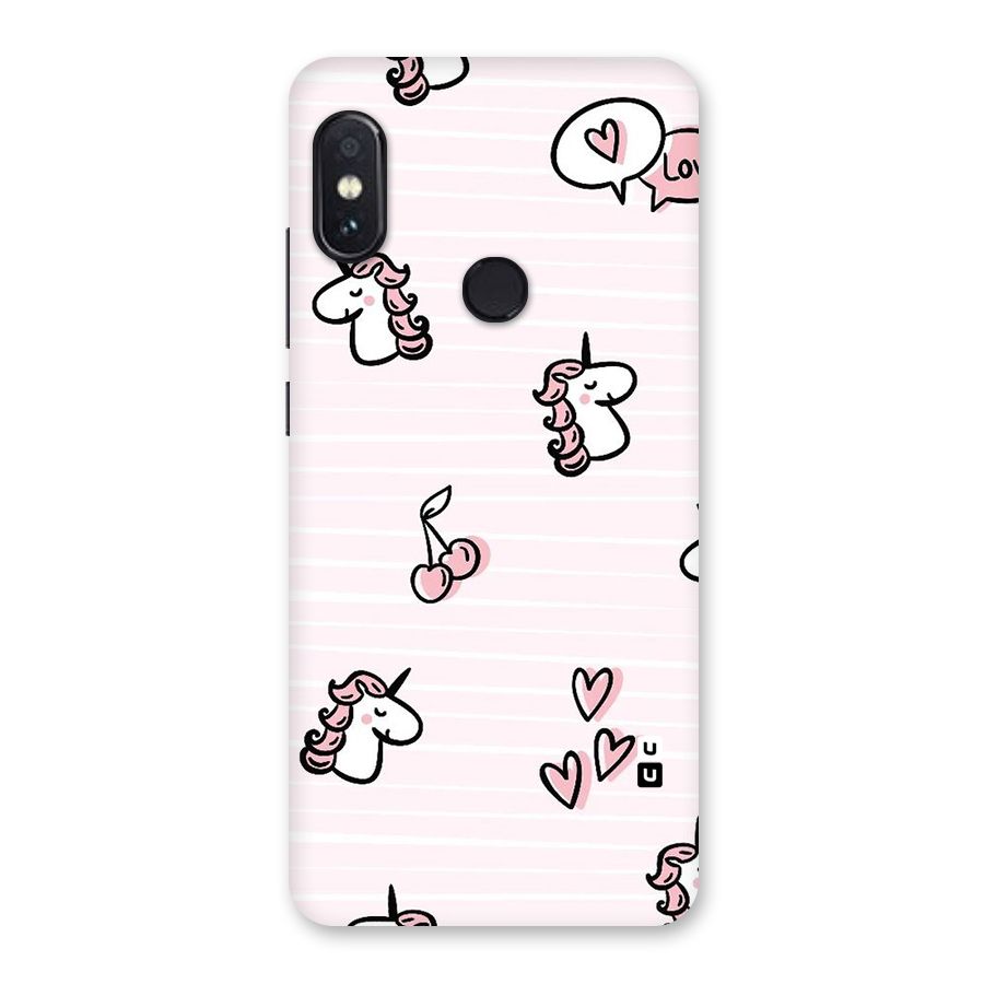 Strawberries And Unicorns Back Case for Redmi Note 5 Pro