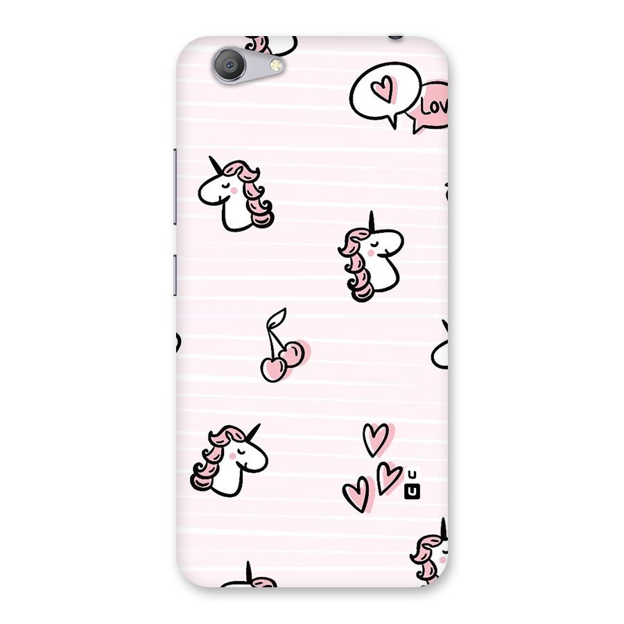 Strawberries And Unicorns Back Case for Vivo Y53