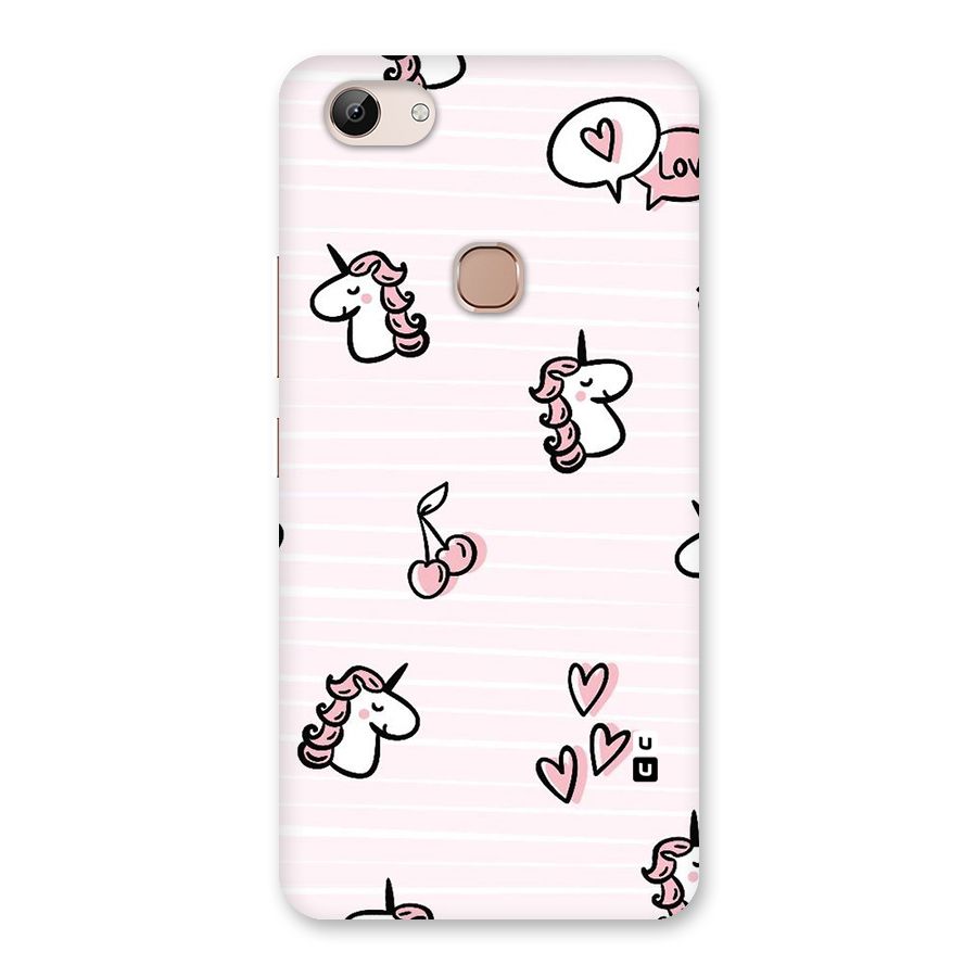Strawberries And Unicorns Back Case for Vivo Y83