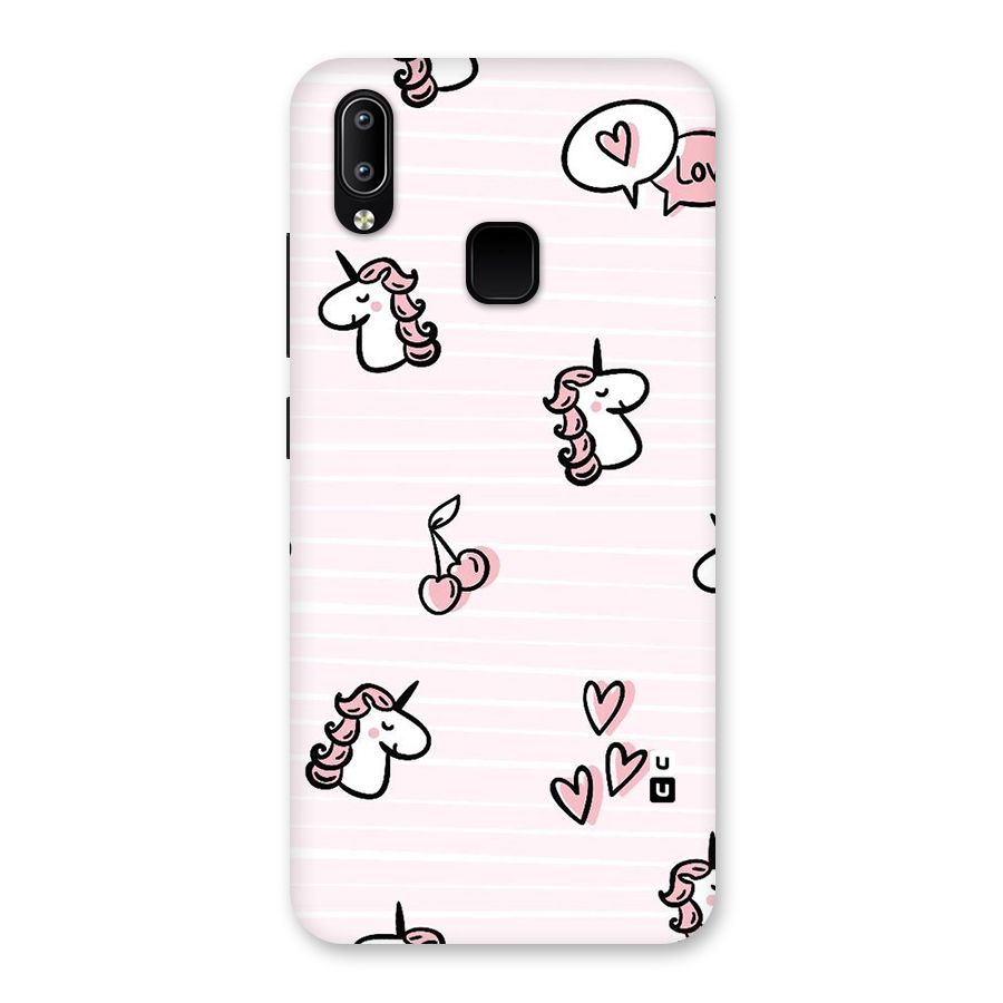 Strawberries And Unicorns Back Case for Vivo Y93