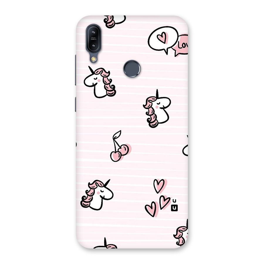 Strawberries And Unicorns Back Case for Zenfone Max M2