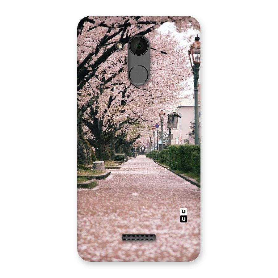 Street In Pink Flowers Back Case for Coolpad Note 5