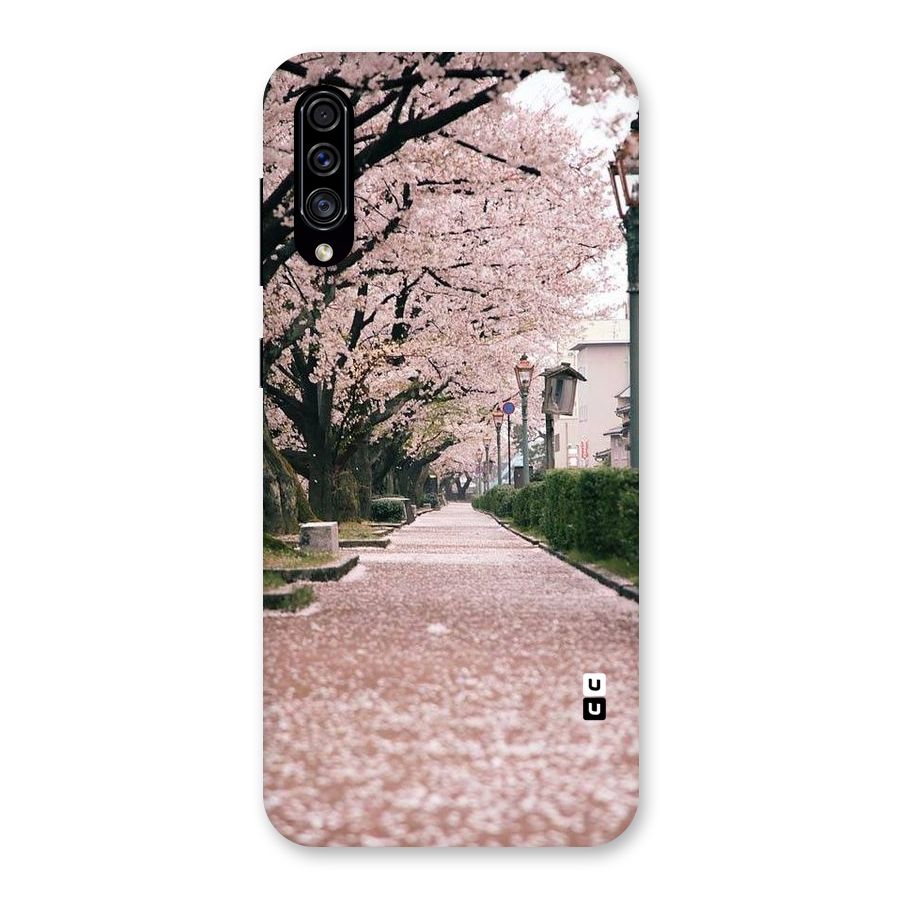 Street In Pink Flowers Back Case for Galaxy A30s