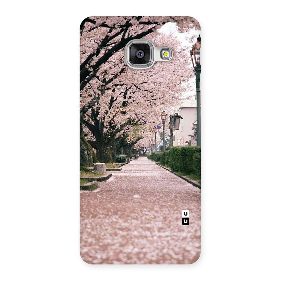 Street In Pink Flowers Back Case for Galaxy A3 2016