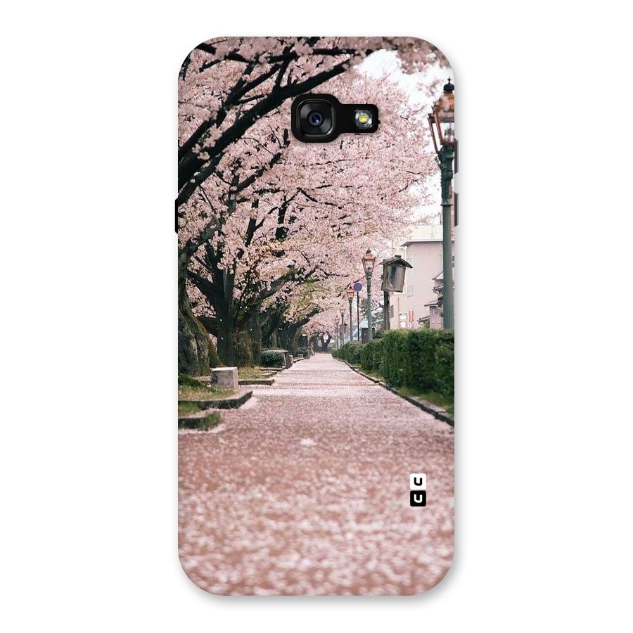 Street In Pink Flowers Back Case for Galaxy A7 (2017)